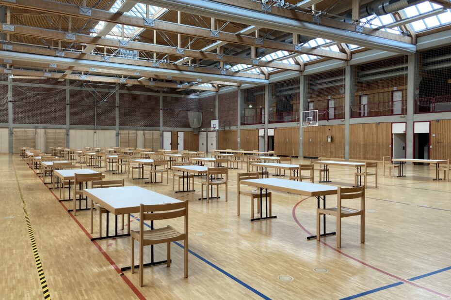 Bild der Sporthalle